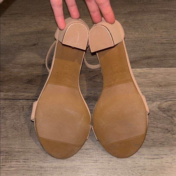 Nude Heels Top Moda Size 6.5 - Picture 6 of 7